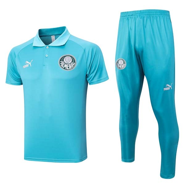 Polo Palmeiras Conjunto Completo 2023/2024 Azul